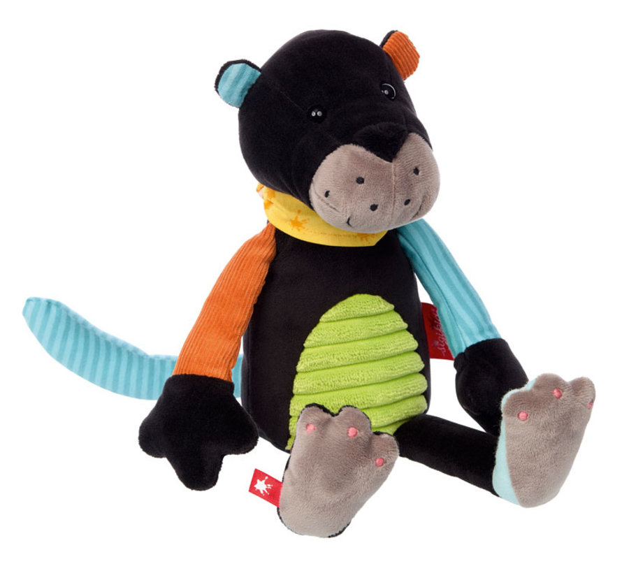 Stuffed Animal Black Panther Patchwork Sweety