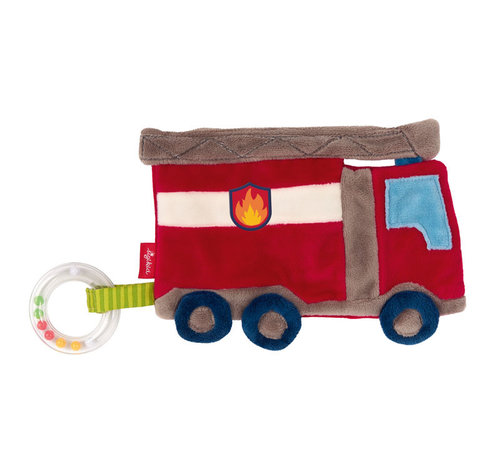 sigikid Comforter Crinkle blankie fire truck