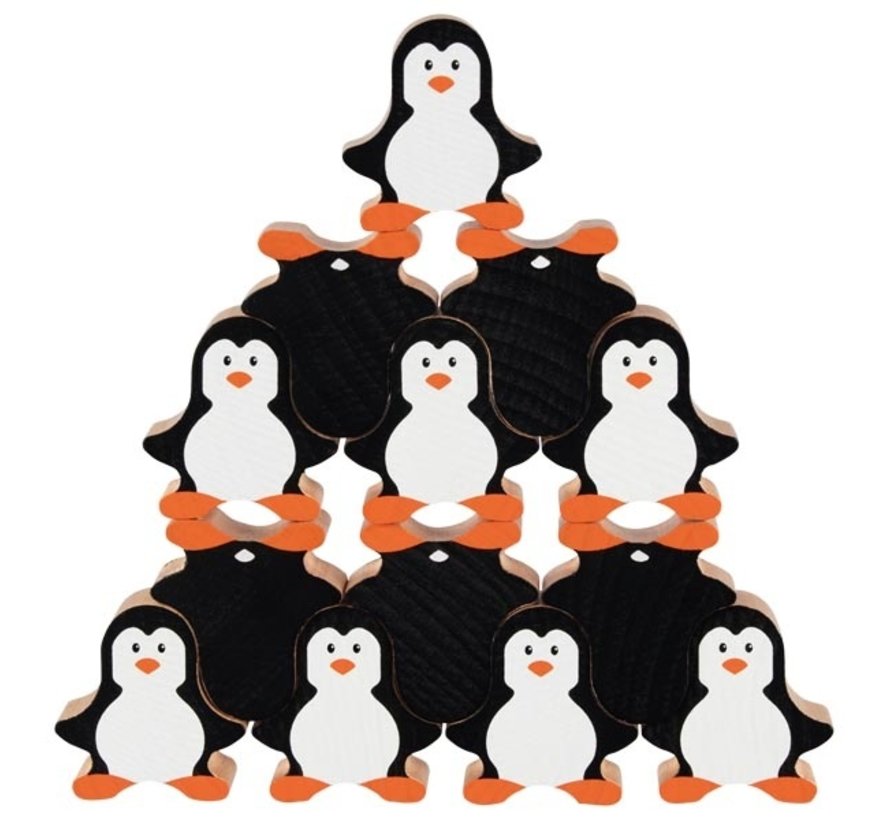 Penguin stacking game