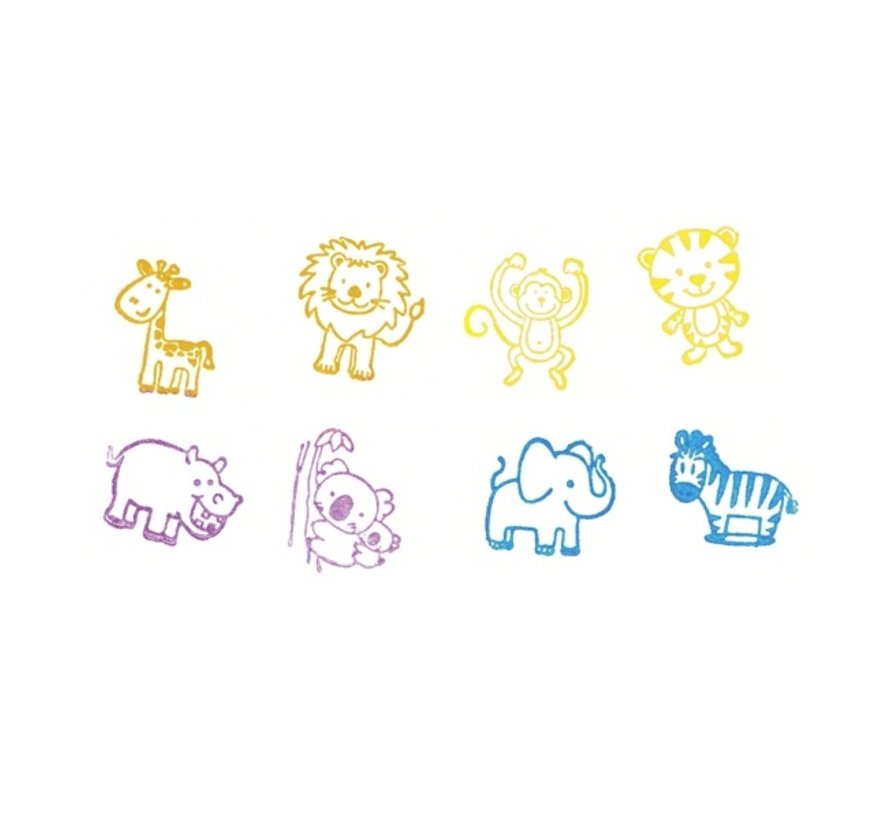 Stamps wild animals