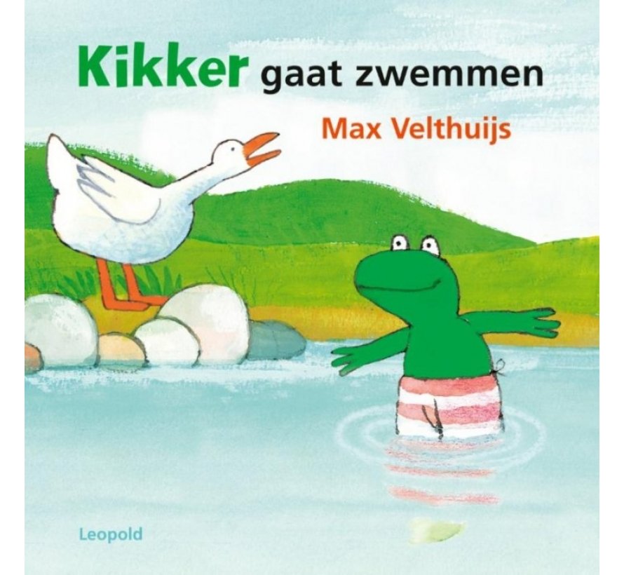 Kikker gaat zwemmen