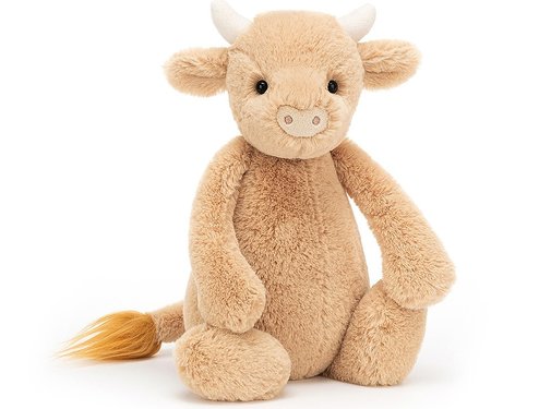 Jellycat Knuffel Koe Bashful Cow Medium