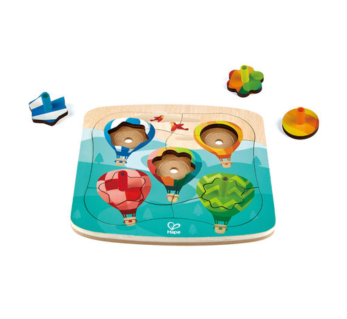 Hape Puzzel met Ronddraaiende Ballonnen