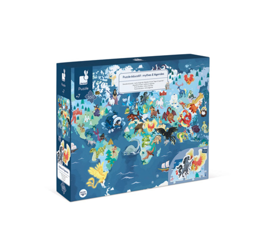 Reuzenpuzzel Educatief Mythes en Legendes 350 pcs