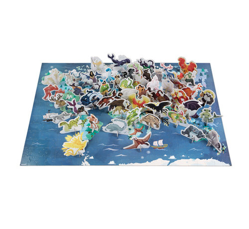 Janod Reuzenpuzzel Educatief Mythes en Legendes 350 pcs