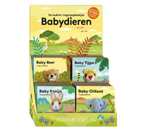 Image Books Vingerpopboekje babydieren