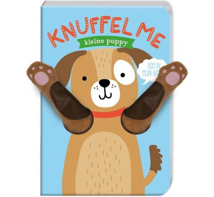 Knuffel me kleine puppy