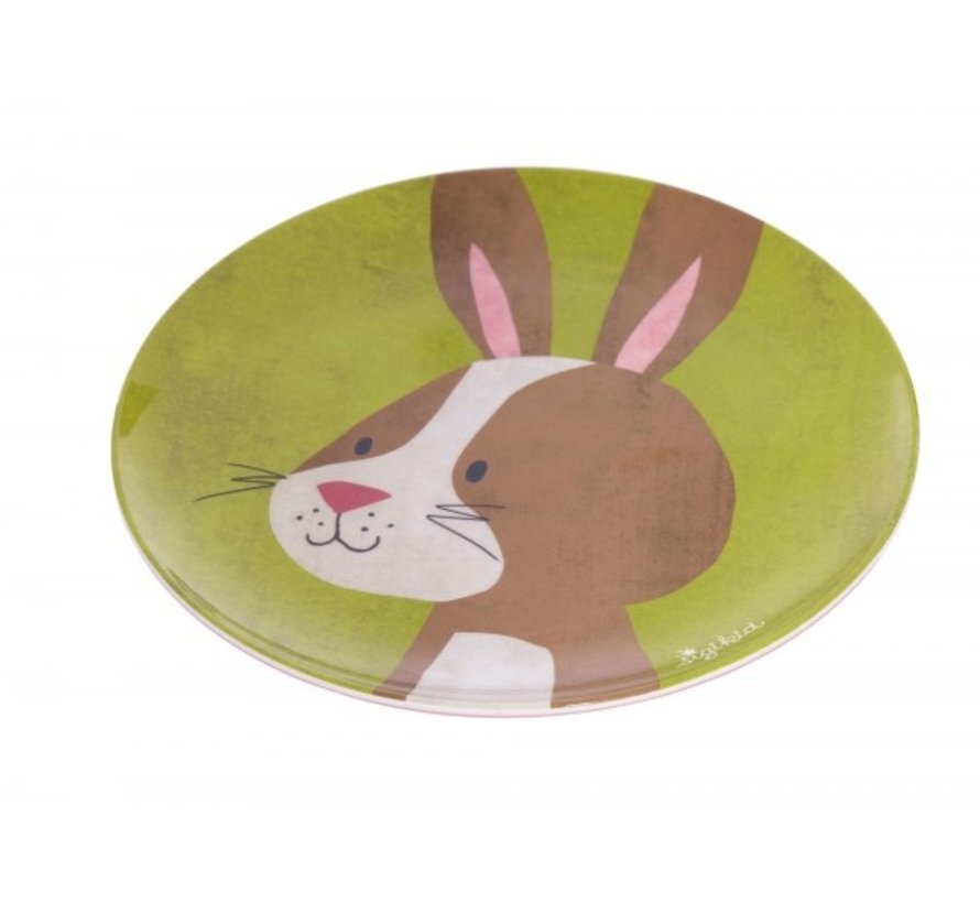 Melamine Plate Rabbit