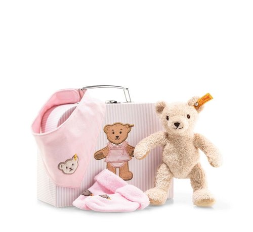 Steiff Geschenkset met Knuffel Roze