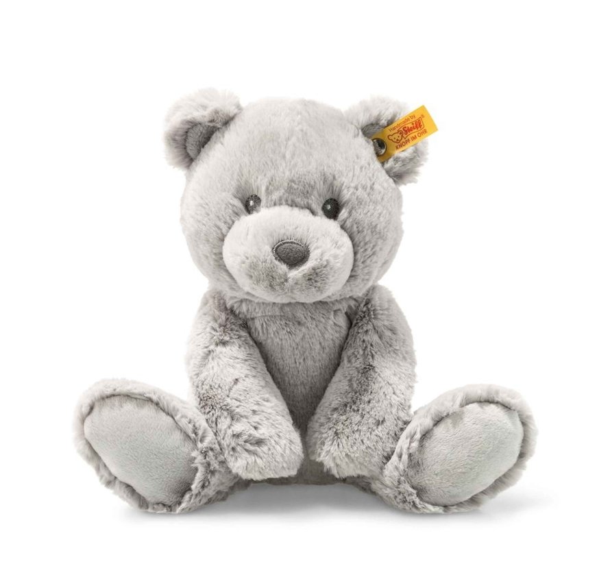 Knuffel Bearzy Teddy Bear Grijs 28cm