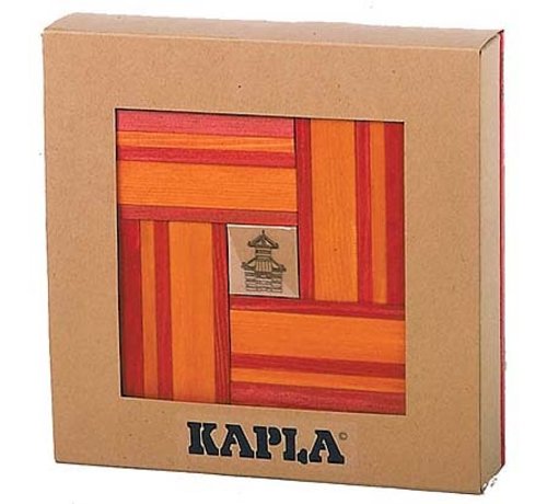 Kapla 40 Nr 22 Rood/Oranje met Boek in Geschenkdoos