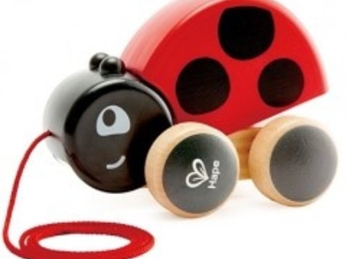 Hape Trekfiguur Lieveheersbeestje Ladybug