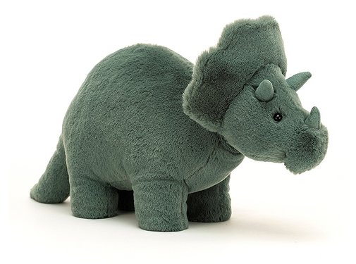 Jellycat Knuffel Dino Fossilly Triceratops