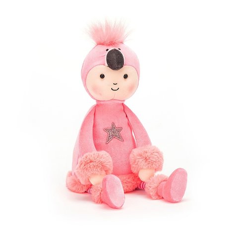 Jellycat Knuffel Flamingo Perky Flamingo Flapper