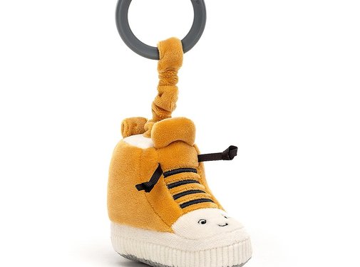 Jellycat Knuffel Bibberknuffel Kicketty Sneaker Jitter