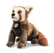 Steiff Knuffel Rode Panda Zittend National Geographic 30 cm