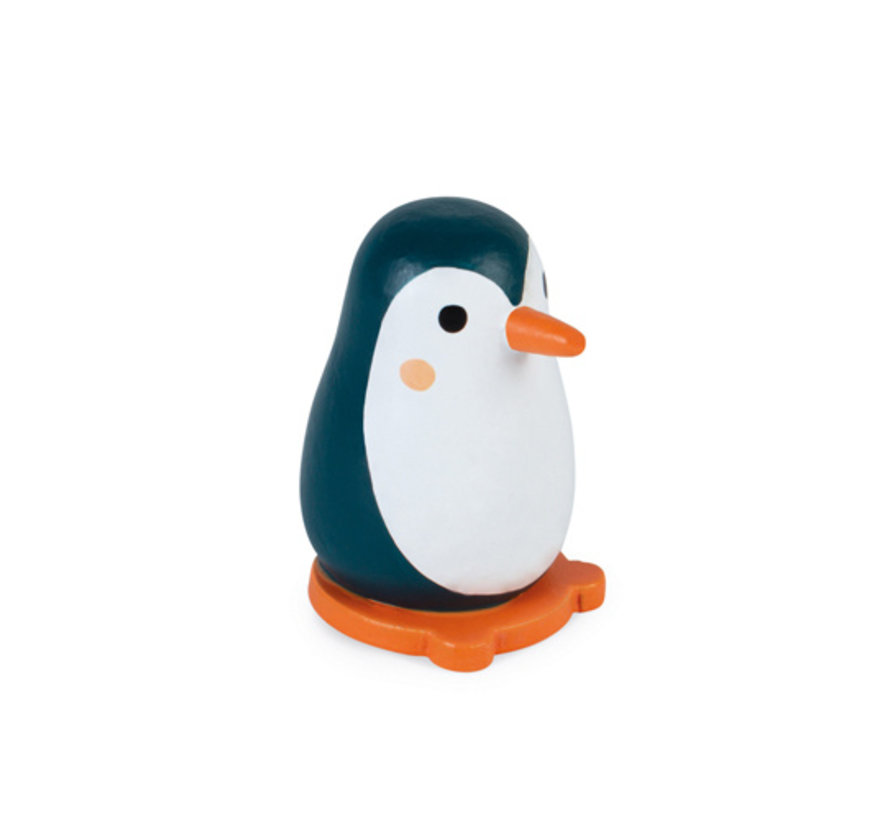 Muziekdoosje Pinguin Hout