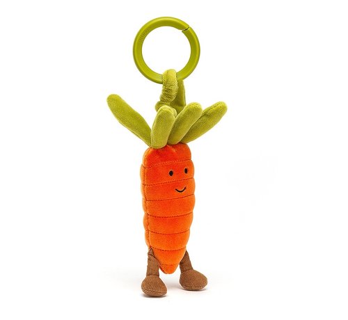 Jellycat Knuffel Bibberknuffel Wortel Vivacious Vegetable Carrot Jitter