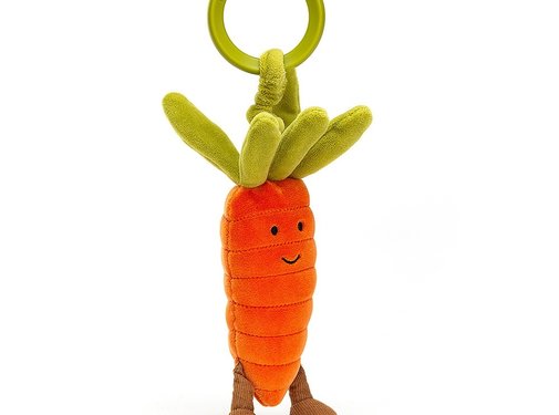 Jellycat Knuffel Bibberknuffel Wortel Vivacious Vegetable Carrot Jitter