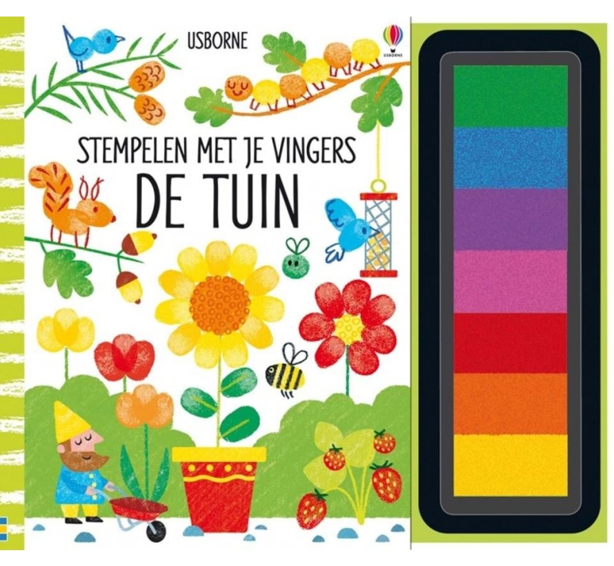 Stempelen met je vingers - De Tuin