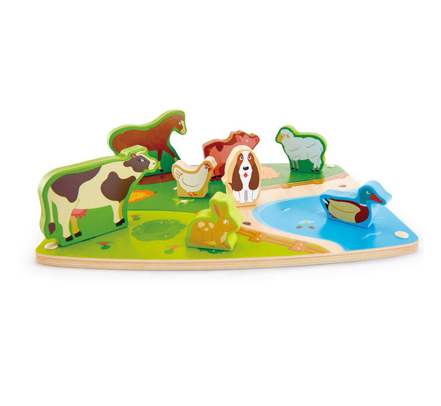 Farm Animal Puzzle and Play