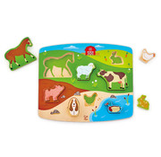 Hape Farm Animal Puzzle and Play