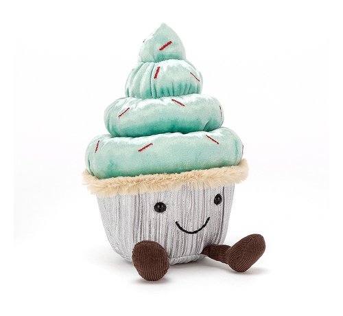 Jellycat Knuffel Minty Cutie Cupcake