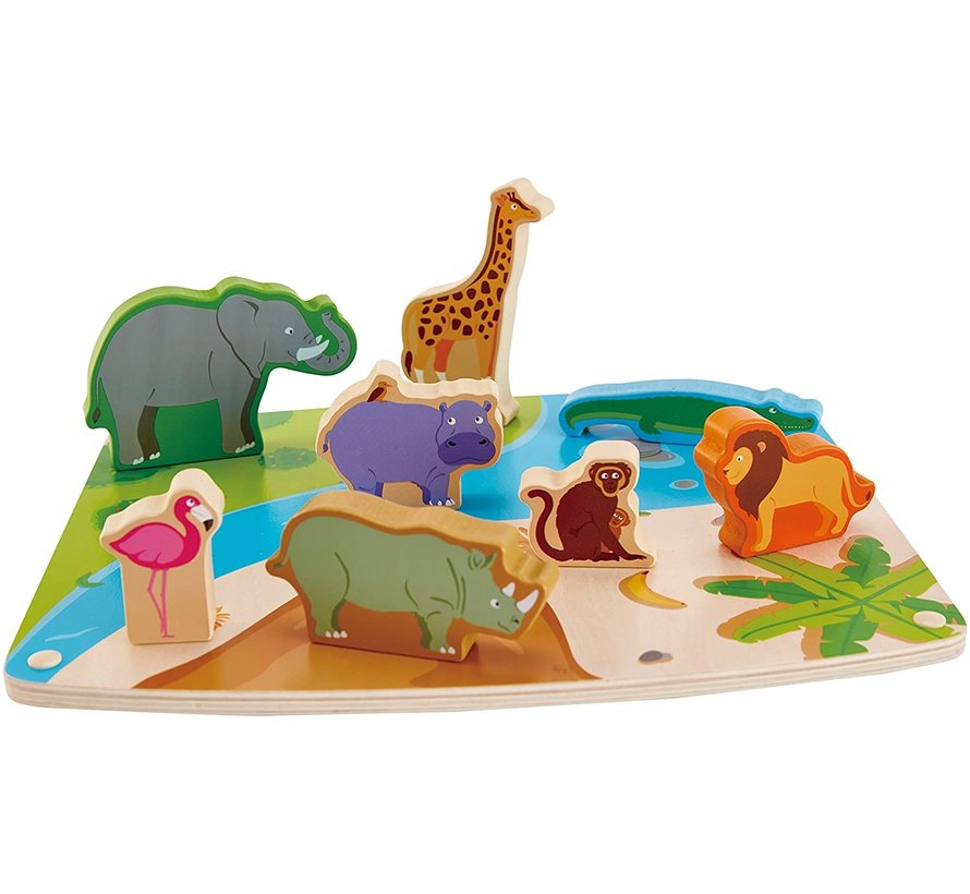 Wild Animal Puzzle & Play