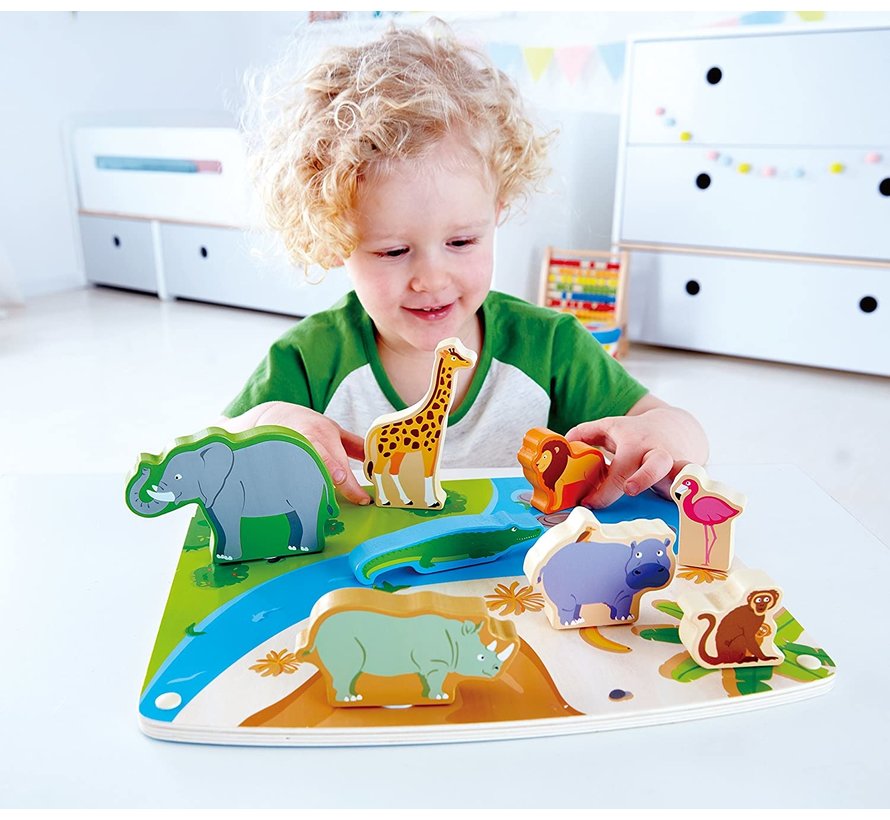 Wild Animal Puzzle & Play