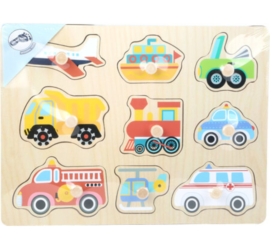 Puzzle Vehicles 9-pcs