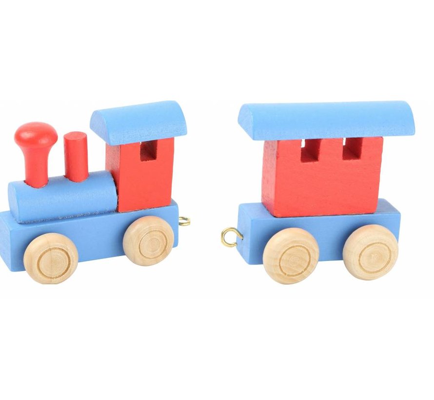 Letter Train Wood