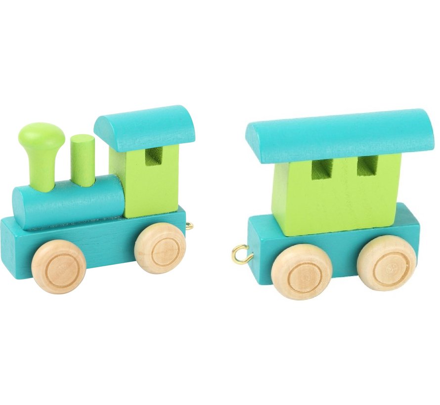 Letter Train Wood