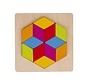 Puzzel Diamant Hout