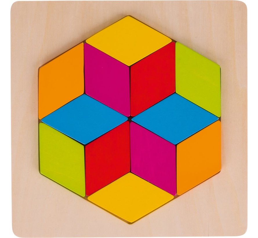 Puzzel Diamant Hout