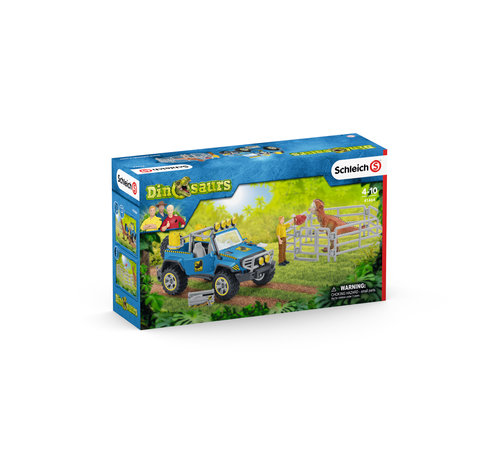 Schleich Off-road vehicle with dino outpost