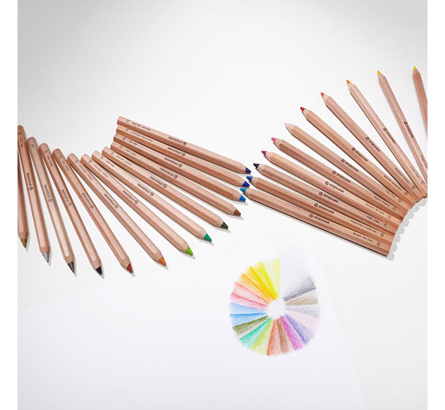 Coloured Pencils Triangular 24+1