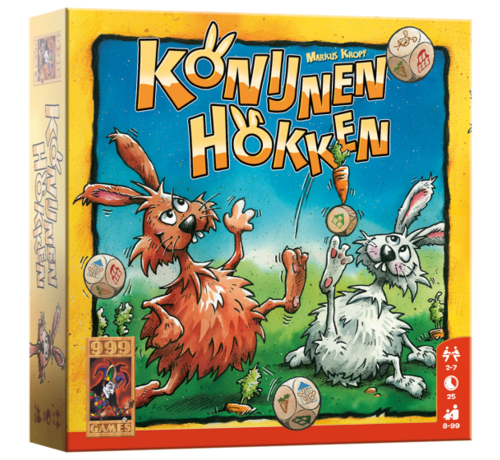 999 Games Konijnenhokken Dobbelspel