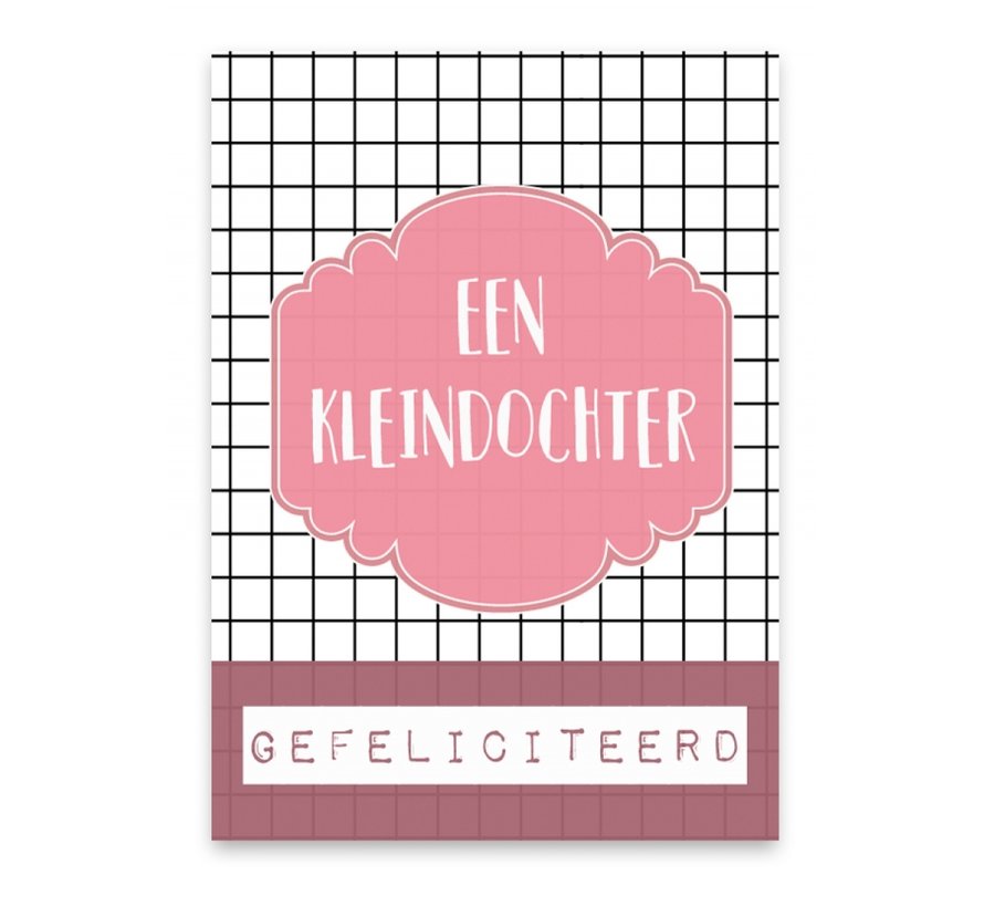 Wenskaart Een Kleindochter Gefeliciteerd