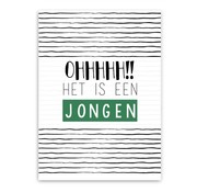 Pepermints Wenskaart Ohhhhh!! Het is een Jongen