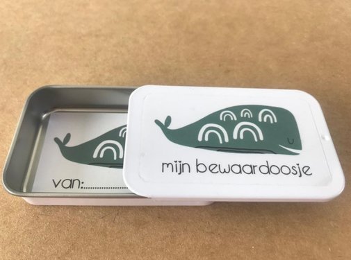 Pepermints Bewaardoosje Walvis