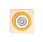 Pellianni Round Puzzle Mustard