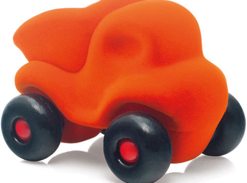 Rubbabu Little Vehicle Orange