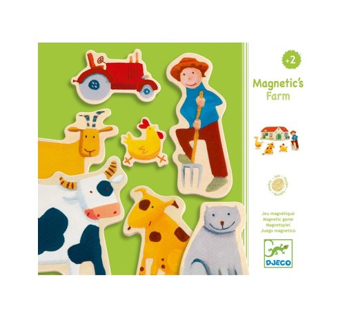 Djeco Wooden Magnetic Farm