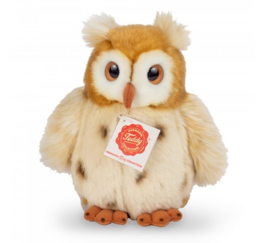Stuffed Animal Owl Golden Brown