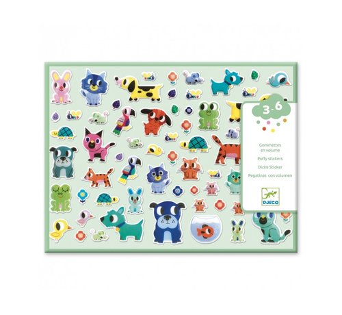 Djeco Puffy Stickers My Little Friends