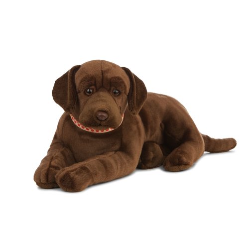 Living Nature Knuffel Hond Labrador Chocoladebruin