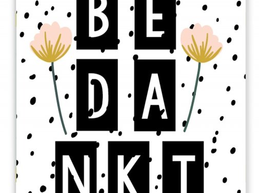 Pepermints Wenskaart Bedankt