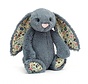 Knuffel Konijn Blossom Dusky Blue Bunny Medium