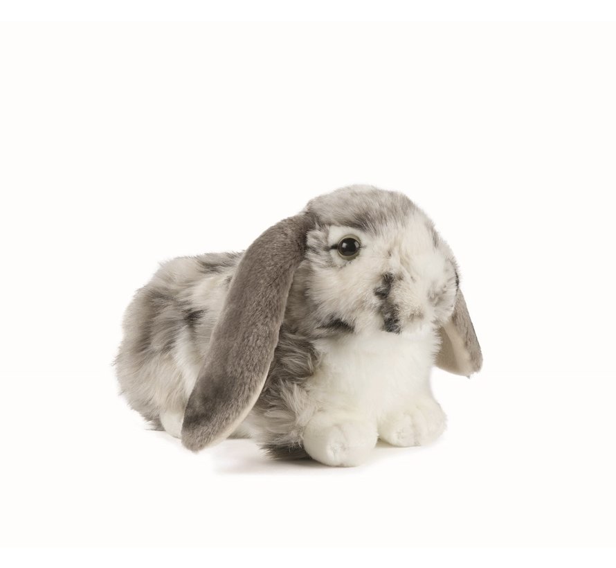 Stuffed Animal Dutch Lop Eared Rabbit Grey