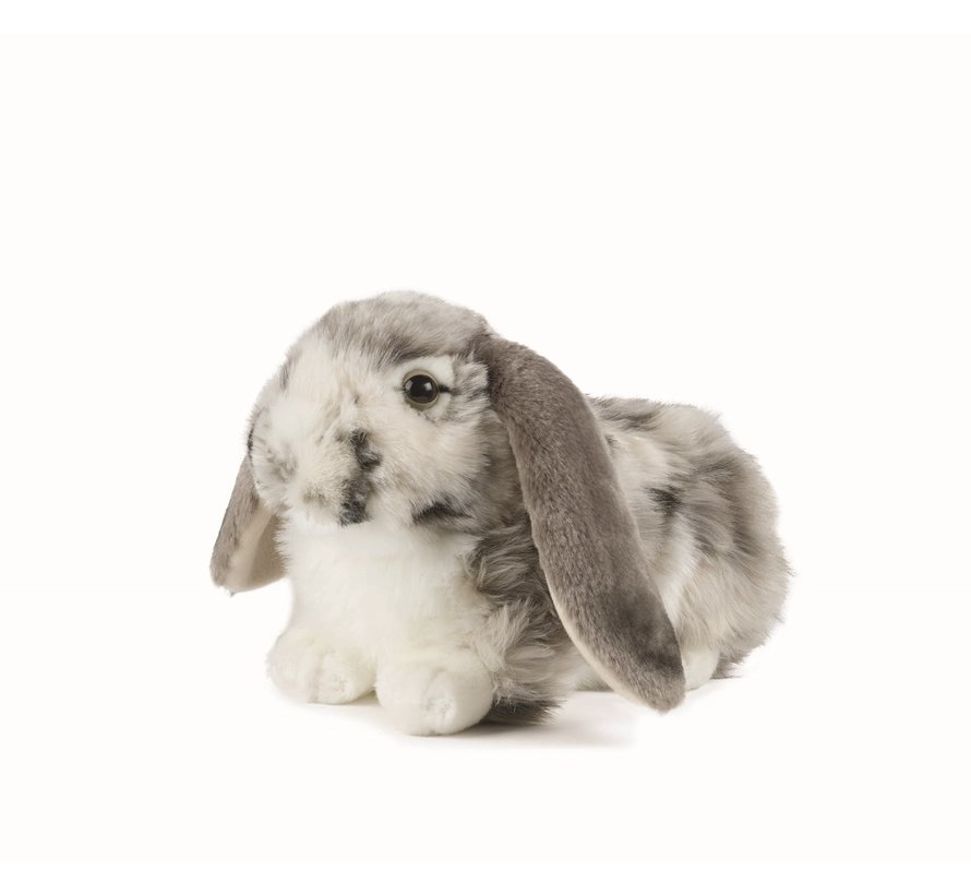 Stuffed Animal Dutch Lop Eared Rabbit Grey